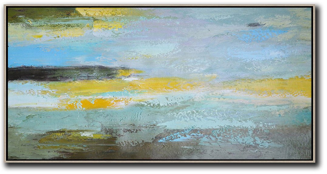 Horizontal Palette Knife Contemporary Art personalised photo canvas